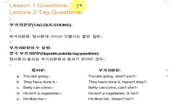 효과적인 말하기 글쓰기를 위한 영문법 1