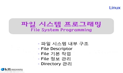 리눅스 프로그래밍