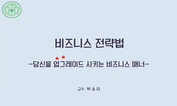 비즈니스 전략법