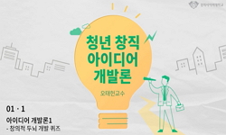 청년창직 아이디어 개발론