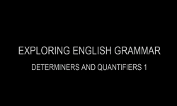 EXPLORING ENGLISH GRAMMAR